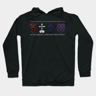 All Kingdom Hearts Enemies Unite! (With Quote) Hoodie